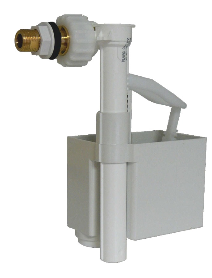 Mécanisme WC interrompable chromé + robinet flotteur standard - GARIS -  W03-4500G